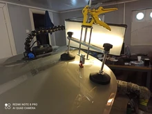 Car Body Paintless Dent Removal Repair Tool T-Rod Slide Hammer Bridge Puller Kit