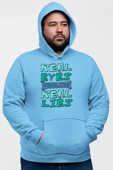 

Angemiel Wear Real Eyes Realize Blue Men 'S Hooded Sweatshirt