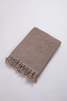 

Stripe Cotton Towel 80x160 cm Coffee High Quality Soft Super Absorbent Полотенце Toallas Serviette منشفة