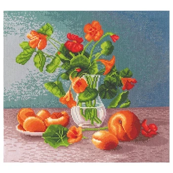 

N-12 set for embroidery 'настурции', 33*29 cm