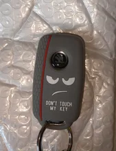 No toques mi llave de silicona remoto sin llave tapa para VW Caddy Jetta Golf Polo Passat Scirocco Tiguan para Skoda Octavia asiento