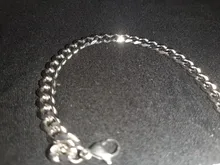 Pulsera de acero inoxidable para hombres y mujeres, pulseras de cadena de eslabones cubanos, Color dorado y plateado, joyería de moda al por mayor KBB10