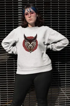 

Angemiel Wear Aggressive Wolf Women 'S White Women Sweatshirts