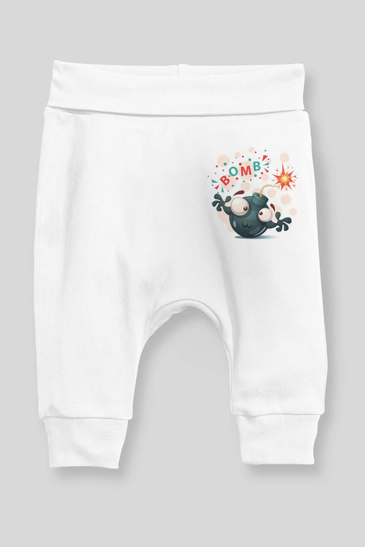 Angemiel Baby Bomb Male Harem Pants Pantalon White |