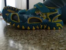 Dinoskulls-Sandalias t-rex para niños, zapatos de playa con punta cerrada y cordones, cierre, novedad de verano 2021