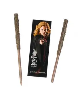 

HARRY POTTER HERMIONE GRANGER official pen and bookmark wand