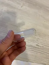 Cepillo de dientes de silicona para dedos de bebé + caja, cepillo de dientes de silicona suave transparente para niños, cepillo de limpieza de goma para bebés