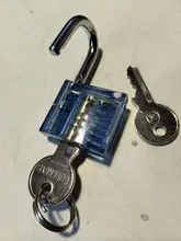 Hasps Padlock Skill Pick Furniture Hardware Training Practice-View Mini Cutaway NAIERDI