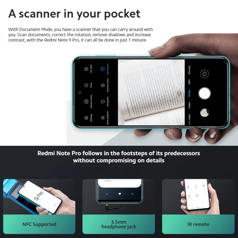 Global Version Xiaomi Redmi Note 9 Pro 6GB RAM