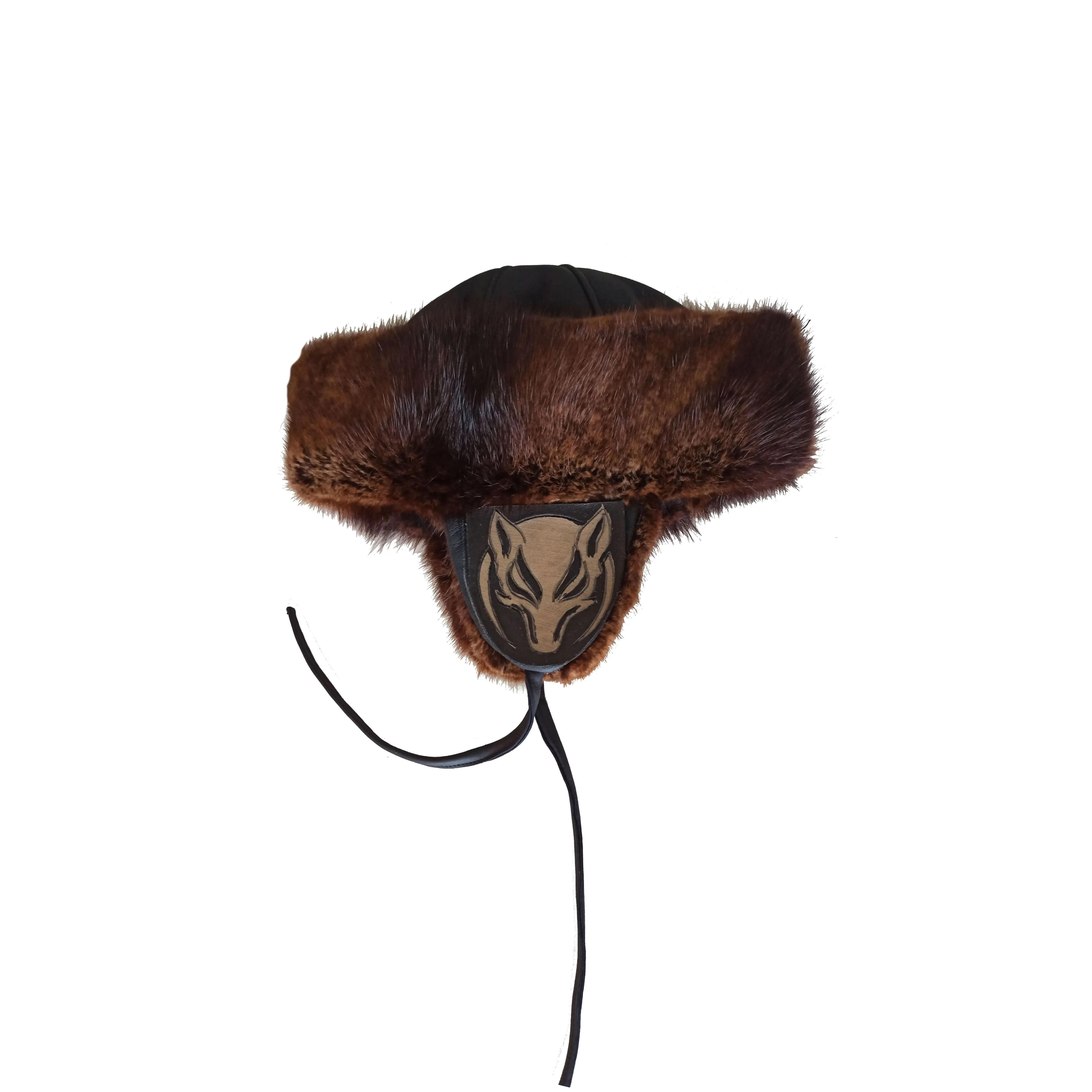 Оттоманка кожаная шляпа для верховой охоты|Мужская Skullies & шапочки| |