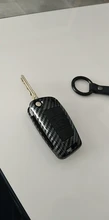 ABS Carbon fiber Silicone Car Key Cover Protector Case For Audi A3 A4 A5 C5 C6 8L 8P