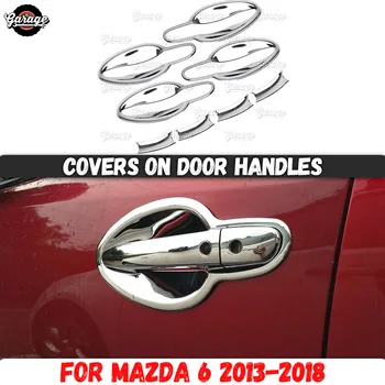 

Covers on door handles case for Mazda 6 2013-2018 ABS plastic molding 1 set / 8 pcs decoration car styling