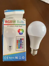 Changing-Bulb Led-Lamp Light Dimmable Smart-Control-Lamp E27 Colorful Home 10W 5W RGBW