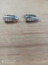 Ganchos de cierre de pendientes para mujer, accesorios de joyería hechos a mano, diseño de moda, ganchos para pendientes hueca