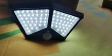 Wall-Lamp Street-Lights Garden-Decoration Motion-Sensor Solar-Powered Outdoor Led Waterproof