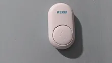 KERUI-timbre inalámbrico M518 con 52 canciones, para seguridad del hogar, inteligente, con luz LED y botón