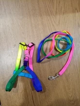 Harness Leash Traction Rope Lead Pet-Dog-Collar Rainbow Colorful Durable Nylon And 120cm