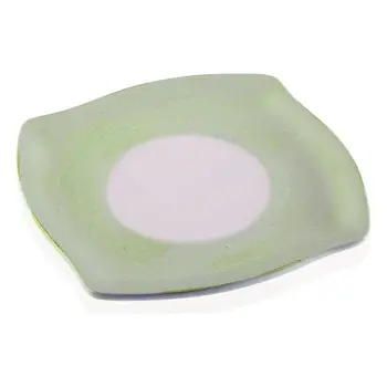 

Plate Ceramic White/Green