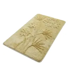 Коврик для ванной-коврики | коврик для ванной нескользящие Противоскользящие коврики орхидеи Бежевый 60X100 см