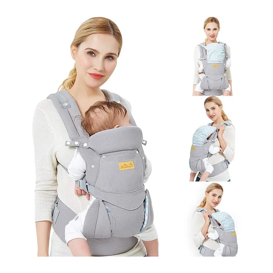 婴儿背带无凳灰色5