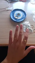 Conjunto de 7 Uds. De anillos de aleación de Metal para mujer, sortija de dedo con apertura redonda hueca para chica, regalos de boda para fiesta