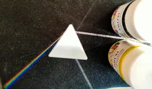 Prisms Physics Light-Spectrum Glass Triangular-Prism Refracted Teaching Present Rainbow