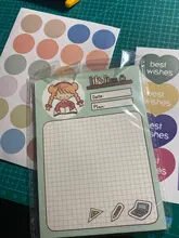 Yisuremia-Bloc de notas Kawaii Sweetheart, 50/100 hojas, notas, Mensaje en papel, bonito Bloc de notas decorativo, papelería de oficina, suministros escolares