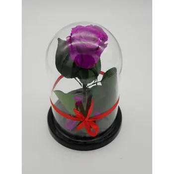 

Rose in a flask mini lilac 22*12,5*6 cm
