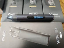 Original VOOPOO V a través de Pro Pod Kit 25W 900mAh Sistema de vaina de Vape Kit con V a través de Pro vainas GENE Chip electrónico cigarrillo vaporizador