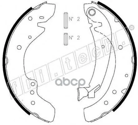 Колодки Барабанные Fiat Ducato 94- 1014 1034.096 fri.tech. арт. 1034.096