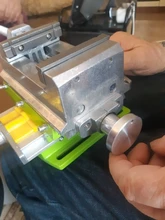 Worktable Drilling Bench-Alunimun Cross-Slide-Vise ALLSOME for HT2878 Alloy-Body 3inch