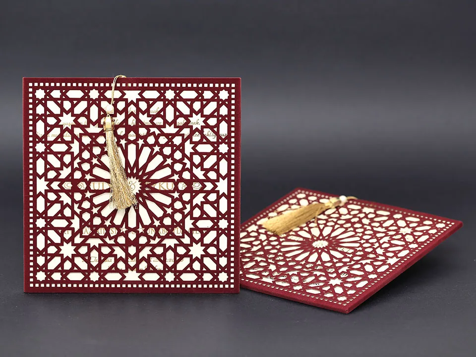 

50Pcs Laser Cut Luxury Wedding Invitations Cards Elegant Wedding Bridal Shower Gift Greeting Card Kits kod:2018