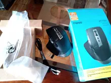 Wireless-Mouse Phone-Switch Rechargeable Rapoo 2 Ce for Win Pc/android Between Connects