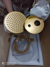 Shower-Faucet-System-Set Bath-Mixer Rose Hand-Held Brass Rain Black Diverter Head-Wall-Arm-Kit