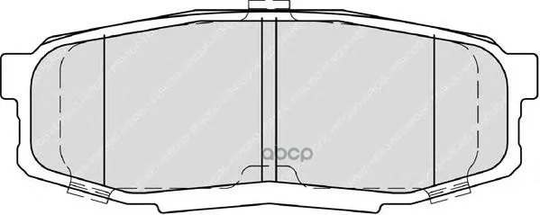 Колодки Тормозные Toyota Land Cruiser J200 4.5d/4.7 07-/Lexus Lx570 08- Задние Ferodo Fdb4230 Ferodo арт. FDB4230