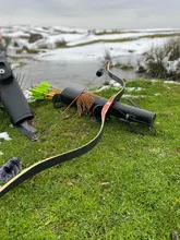 Arco recurvo tradicional para tiro al aire libre, arco de caza 30-50lbs, potente laminado para caza