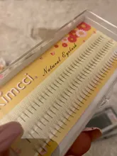 Kimcci-pestañas 3D individuales de cilios, pestañas naturales de visón para extensiones, 120 manojos, maquillaje negro, pestañas postizas