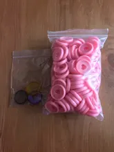 100 Uds 24mm portátil de plástico anillo de carpeta hebilla de 360 grados de rotación de agujero color aprendizaje suministros de encuadernación