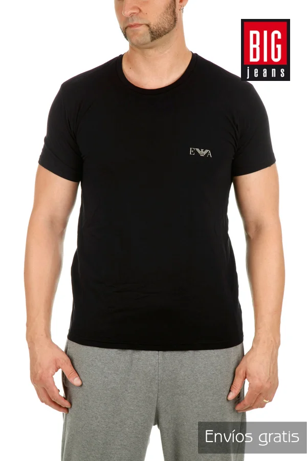 Black Emporium Армани майка с v-образным вырезом горловины Повседневная 110853 CC534 - Color: Black