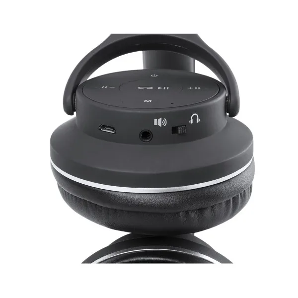 Складные Наушники с Bluetooth USB FM 6 Вт черные 146131