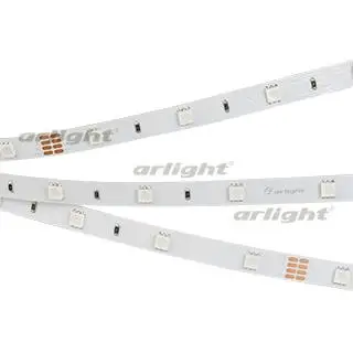 

022066(1) ribbon RT 2-5000 24v RGB (5060, 150 led, Lux)-5 m. Arlight