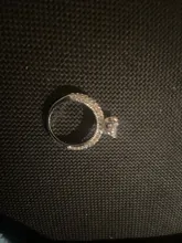 Anillo para mujeres de moda moderno, anillo de compromiso de circonita de cristal AAA blanca, regalo de joyería de boda, 2020