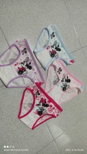 Calzoncillos de dibujos animados para niñas, ropa interior de Modal, bragas con estampado de Minnie Mouse, bragas cortas para niños, calzoncillos florales bonitos