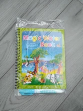 Libro de colorear reutilizable con 6 tipos de juguetes para niños, libro de dibujo de agua mágica, sensorial, Educación Temprana, juguetes para niños, regalo de cumpleaños