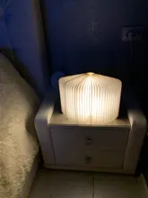 Table-Lamp Desk Led-Book Night-Light Wooden Magnetic Home-Decoration Foldable Creative