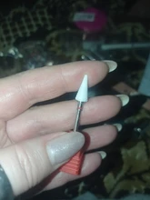 Broca de clavo de cerámica para manicura, taladro eléctrico giratorio, brocas de cortaúñas de carburo de tungsteno, cortador de fresado de manicura