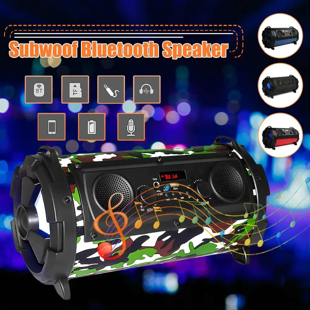 30 Вт bluetooth динамик, портативные колонки Soundbar, сабвуфер звук стерео Бас музыкальный проигрыватель FM радио AUX TF внешний динамик s