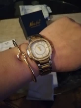 Geneva 2020-Reloj para mujer de lujo, cuarzo con diamantes, pulsera, dorado, cronógrafo femenino