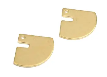 

Brass Fan Charms - Raw Brass Fan Earrings and Pendant - Brass Geometric Necklace - 12Pcs/Lot - 18.62x15.79x1.11mm - PP2628