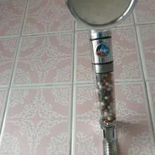 ZhangJi-Cabezal de ducha de SPA de 3 funciones, interruptor de parada, boquilla de pulverización de ahorro de agua para baño, filtro de aniones ABS, cabezal de ducha de alta presión